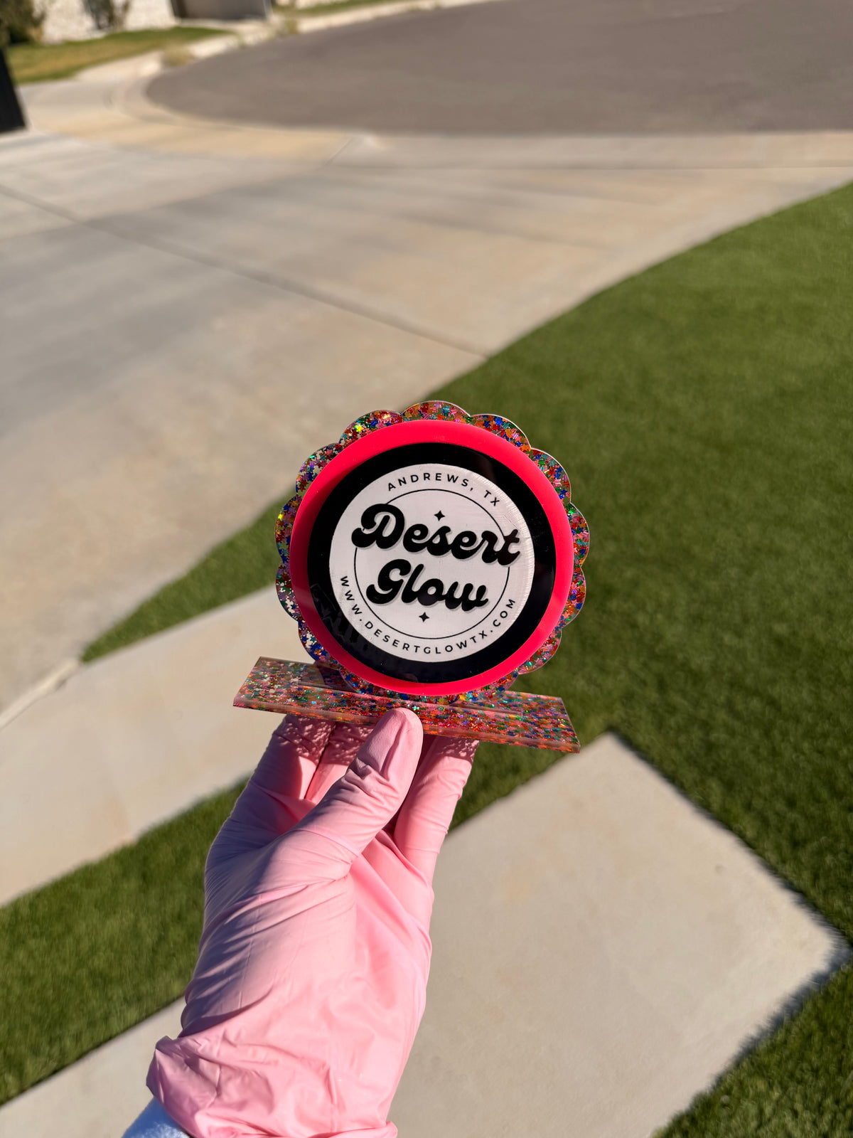 2-in-1 Acrylic Logo Display