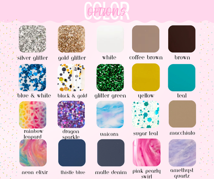 Scalloped Name Bag Tag