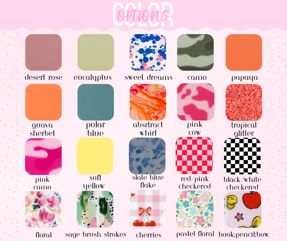 Scalloped Name Bag Tag