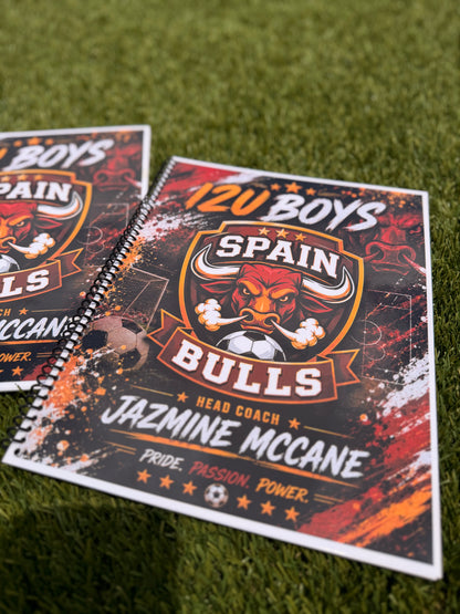 Custom Soccer ScoreKeeper Notebook