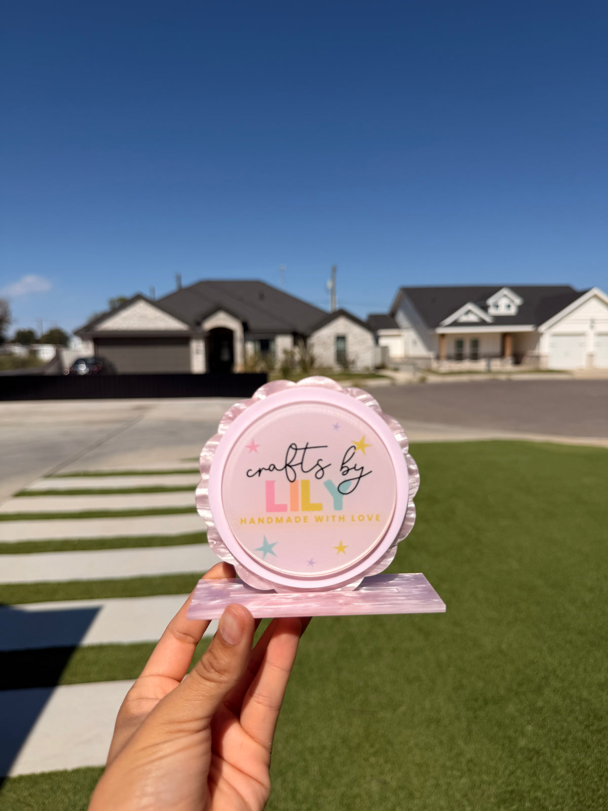 2-in-1 Acrylic Logo Display