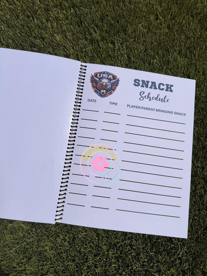 Custom Soccer ScoreKeeper Notebook