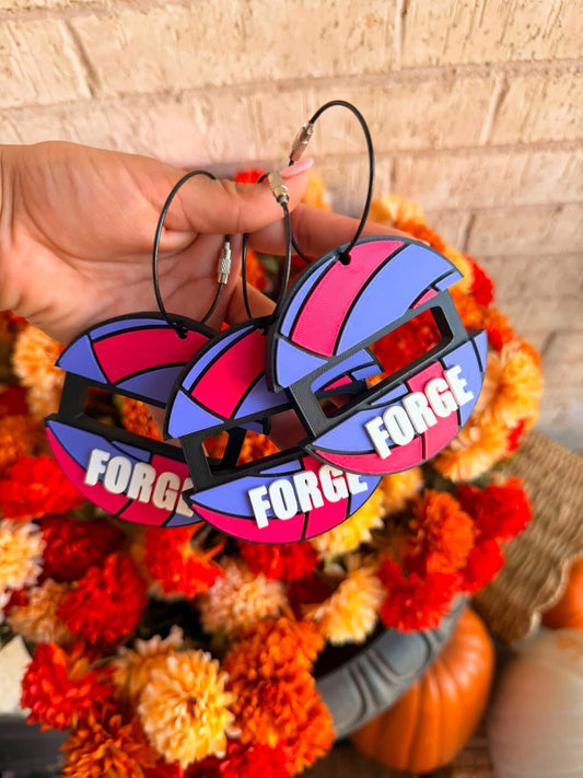 Volleyball Hair Tie Bag