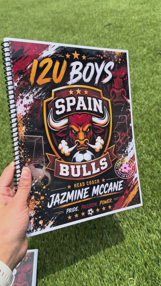 Custom Soccer ScoreKeeper Notebook